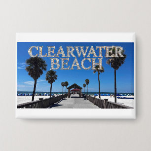 Clearwater Beach Florida Knop Button
