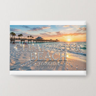 Clearwater Beach Florida Knop Button