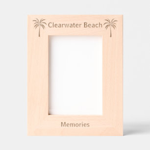 Clearwater Beach Florida laser gegraveerde lijst Lijstjes