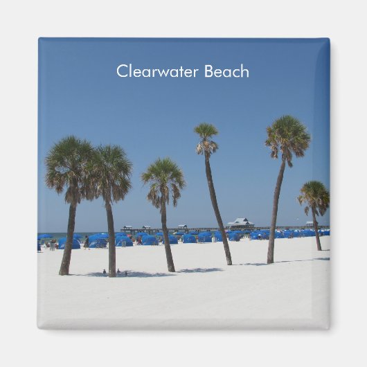 Clearwater Beach, Florida Magnet Magneet (Voorkant)