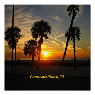 Clearwater Beach, Florida Perfect Poster