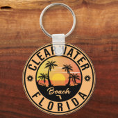 Clearwater Beach Florida  Souvenirs Sleutelhanger (Voorkant)