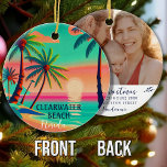 Clearwater Beach Florida Tropical Palm Tree 1950<br><div class="desc">Plage Clearwater Floride Sable Tropical Palm Trees Souvenirs. Clearwater beach Florida - Retro Tropical Palm Tree 60s Souvenirs design Vintage fait un grand cadeau de Noël ou d'anniversaire pour les fans de Florida keys beach. Le design rétro de l'ambiance estivale est un cadeau parfait pour les amateurs de voyage et...</div>