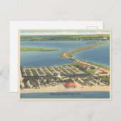 Clearwater Beach Florida  woonwagenkamp Briefkaart (Voorkant / Achterkant)