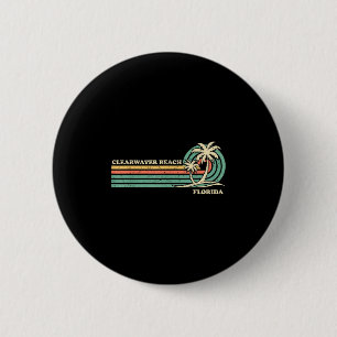 Clearwater Beach Florida Zomer Familie Vac Ronde Button 5,7 Cm