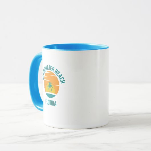 Clearwater Beach Floride Café Mug (Devant gauche)