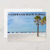 Clearwater Beach, Floride Carte postale (Devant / Derrière)