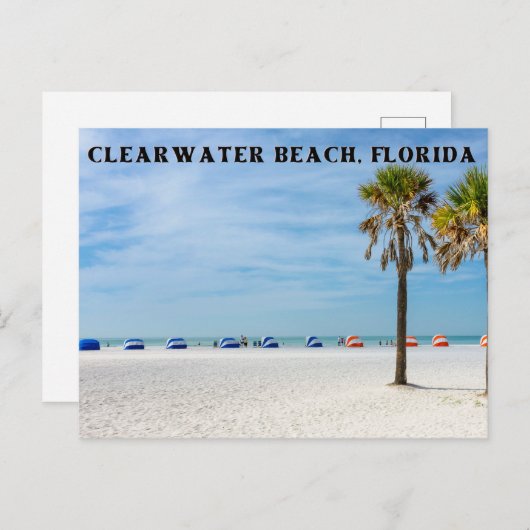 Clearwater Beach, Floride Carte postale (Devant / Derrière)