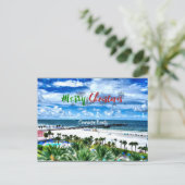 Clearwater Beach Kerstgroeten Briefkaart (Staand voorkant)