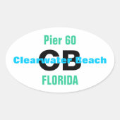 CLEARWATER BEACH stickers (4) (Devant)