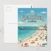 Clearwater Beach VS Briefkaart (Voorkant / Achterkant)