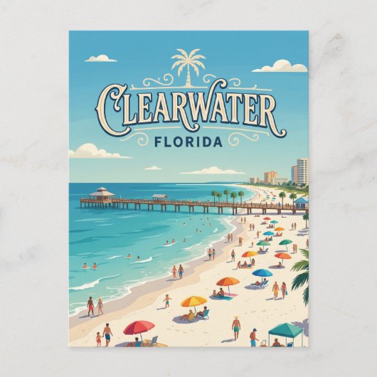 Clearwater Beach VS Briefkaart (Voorkant)