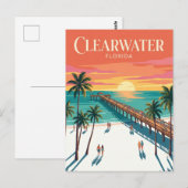 Clearwater Beach VS Briefkaart (Voorkant / Achterkant)