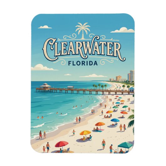 Clearwater Beach VS Magneet (Verticaal)