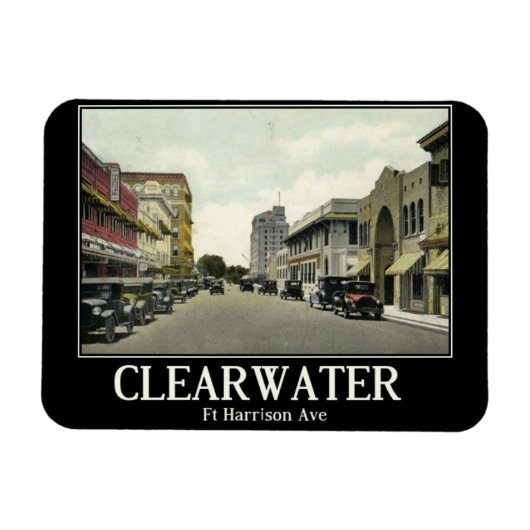 Clearwater FL, Florida,  stijl Magneet (Horizontaal)