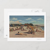 Clearwater, FL - Sunbathers on Clearwater Beach Briefkaart (Voorkant / Achterkant)