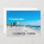 Clearwater Florida Beach Briefkaart (Voorkant / Achterkant)