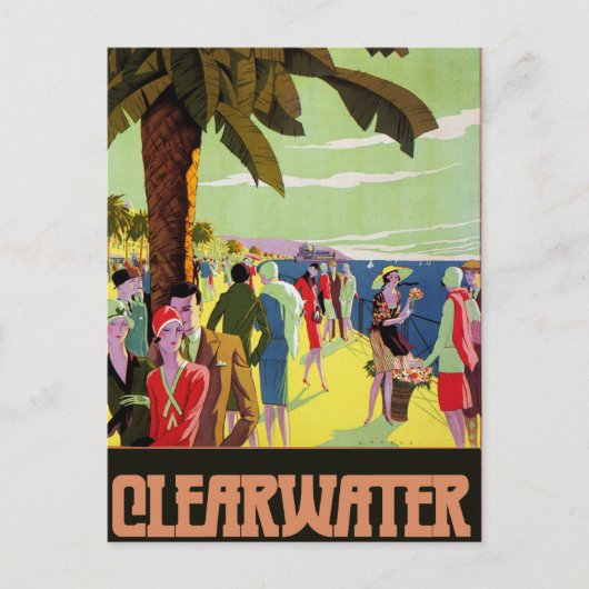 Clearwater Florida Briefkaart (Voorkant)