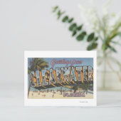 Clearwater, Florida - Large Letter Scenes 2 Briefkaart (Staand voorkant)