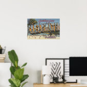 Clearwater, Florida - Large Letter Scenes 2 Poster (Thuiskantoor)