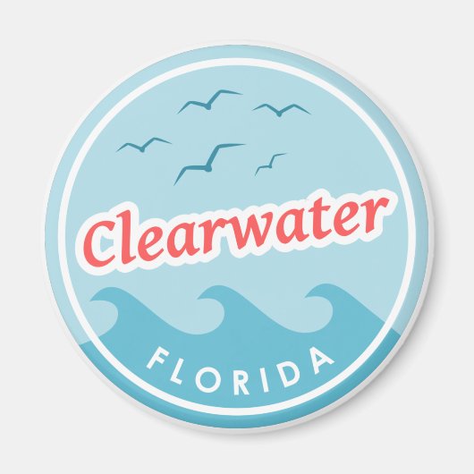 Clearwater Florida Magneet (Voorkant)