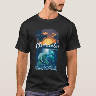 Clearwater Florida Shirt Manatee Cadeaus voor mann
