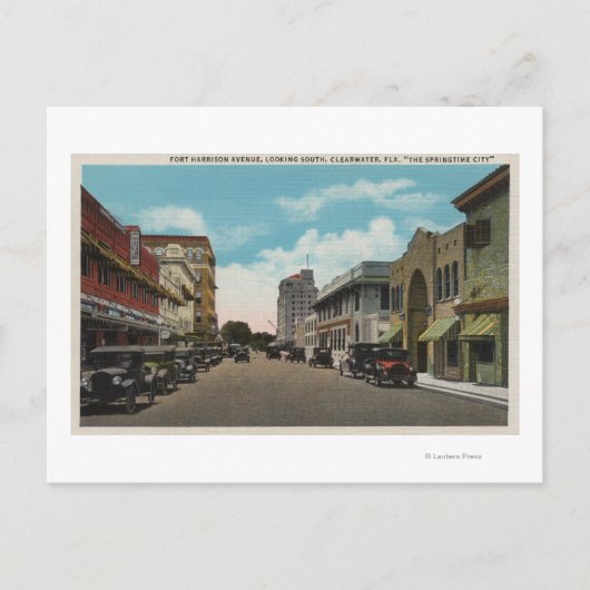 Clearwater, Florida - Zuid-Uitzicht van Ft. Harris Briefkaart (Voorkant)