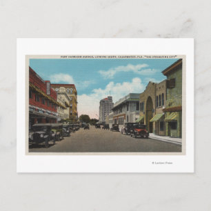 Clearwater, Florida - Zuid-Uitzicht van Ft. Harris Briefkaart