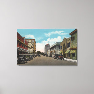 Clearwater, Florida - Zuid-Uitzicht van Ft. Harris Canvas Afdruk