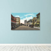 Clearwater, Florida - Zuid-Uitzicht van Ft. Harris Canvas Afdruk (Insitu (Houten vloer))