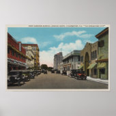 Clearwater, Florida - Zuid-Uitzicht van Ft. Harris Poster (Voorkant)