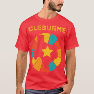 Cleburne Texas Vintage Verdrietig Souvenir 1 T-shirt