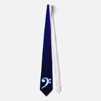 Clef basse de colorant bleu de cravate