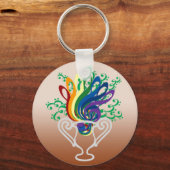 Clef Bouquet Sleutelhanger (Voorkant)