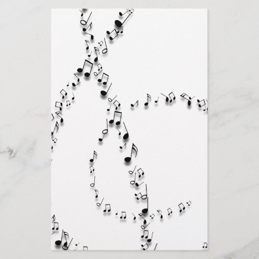 Clef notes briefpapier (Voorkant)