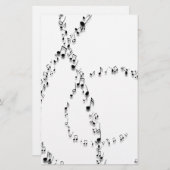 Clef notes briefpapier (Voorkant / Achterkant)