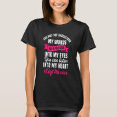 Cleft Lip Palate Warrior Pink Awareness Ribbon T-shirt (Voorkant)