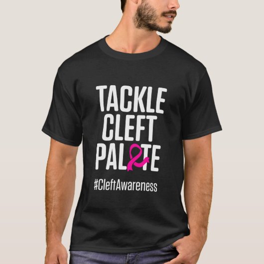 Cleft Palate Lip Support Cleft strong Awareness T-shirt (Voorkant)