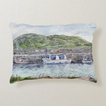 Cleggan Harbour, Connemara, Ierland Kussenontwerp