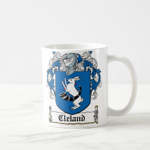 Cleland Family Crest Koffiemok