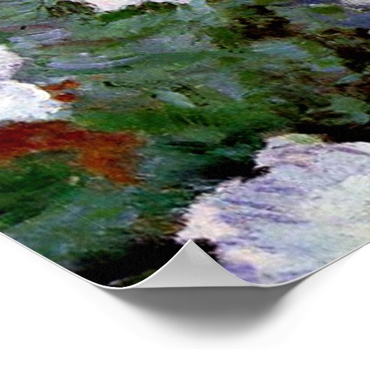 Clematis, 1887, tableau de Claude Monet, (Coin)