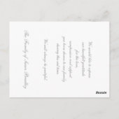 Clematis 1b Carte postale Merci Sympathie commémor (Dos)