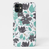 Clematis Blauwgroen Waterverf Case-Mate iPhone Case (Achterkant)