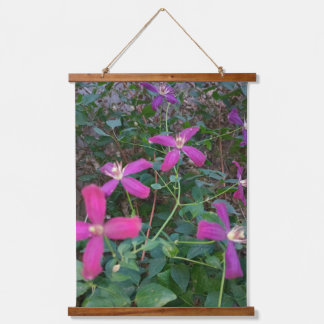 Clematis bloem hangend wandkleed