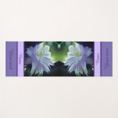 Clematis-bloem in Trellis gepersonaliseerd Yogamat (Voorkant (horizontaal))