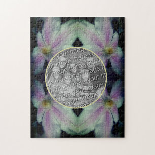 Clematis bloemblaadjes Abstract Voeg je foto toe Legpuzzel