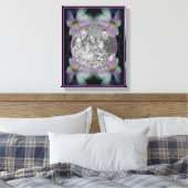 Clematis Bloemblaadjes Frame Maak Je Eigen Foto Canvas Afdruk (Insitu (Slaapkamer))