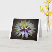 Clematis, carte (Fleur jaune)