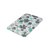 Clematis Chocolate Mint Floral Pattern Badmat (Gekanteld)