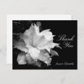 Clematis en dauwdruppels Sympathie Dank U P Briefkaart (Voorkant / Achterkant)